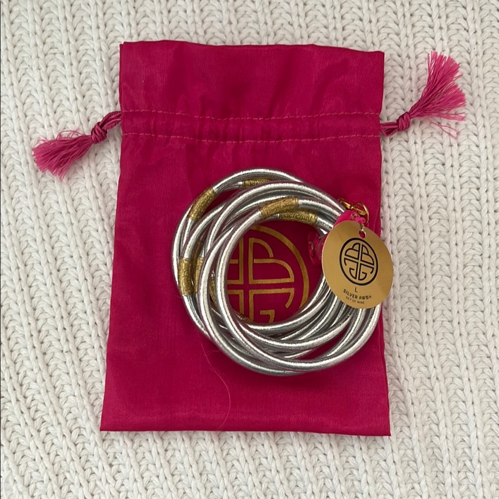 Silver and Gold Bracelet Set